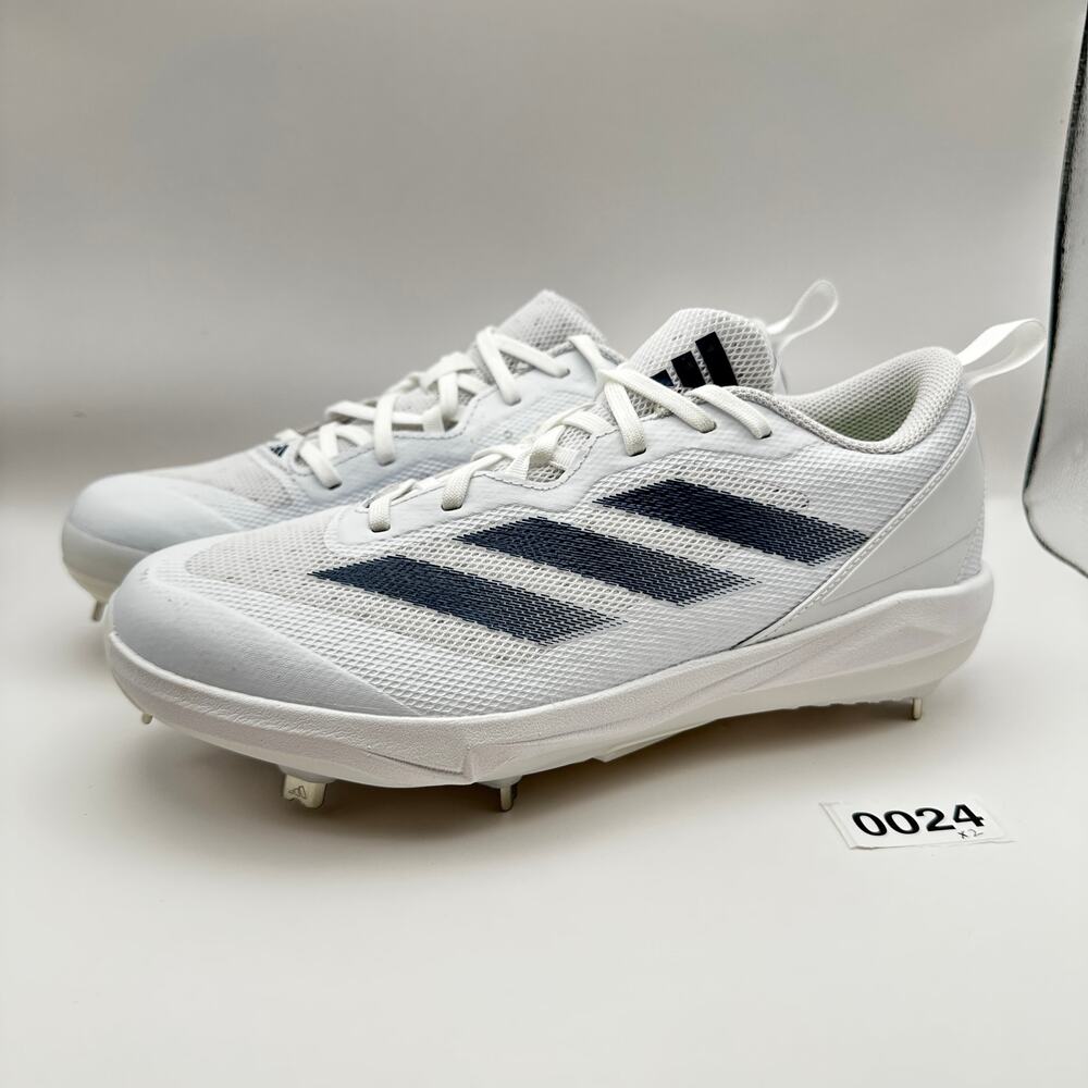 Adidas Womens 7.5 Softball Shoes Adizero Instinct IH3468 White/Blue